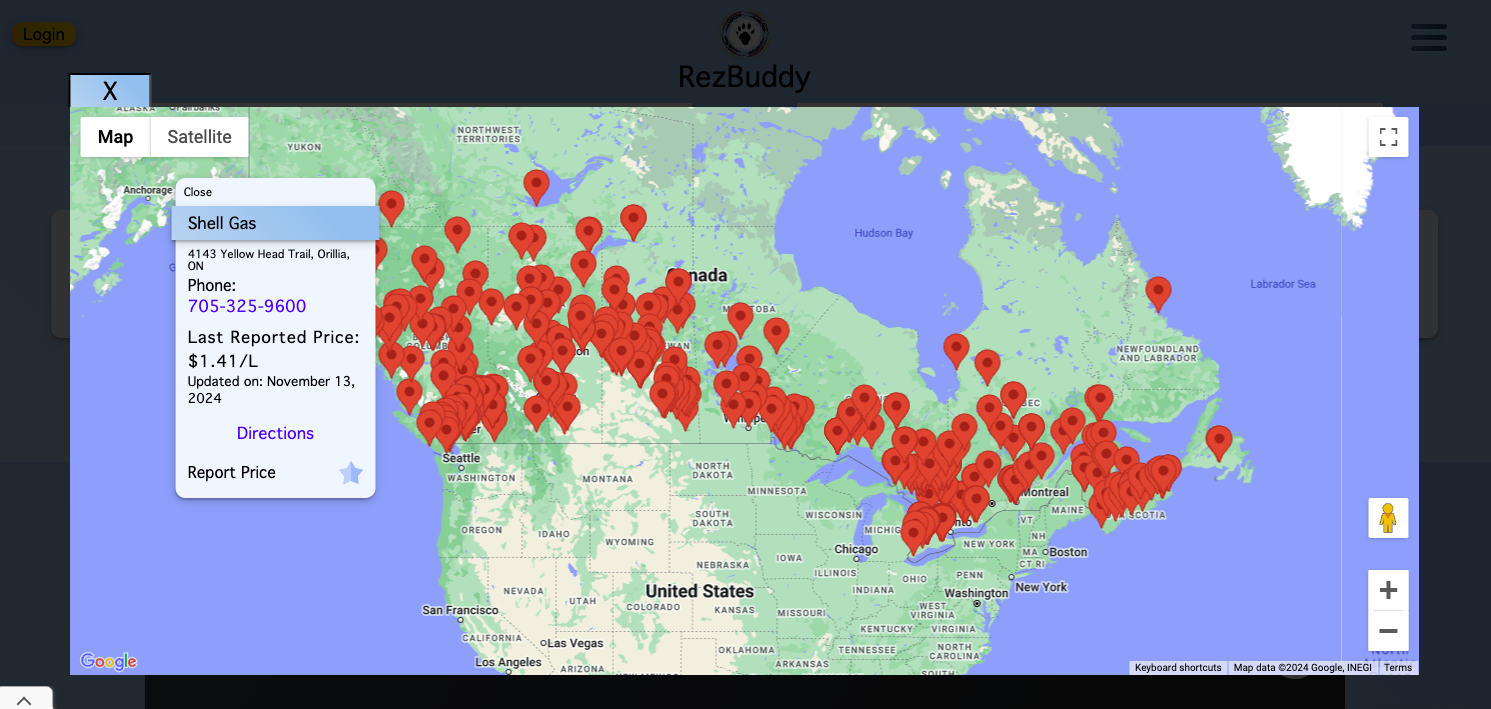 Rezbuddy.ca Canada's indigenous gas station finder and indigenous business directory